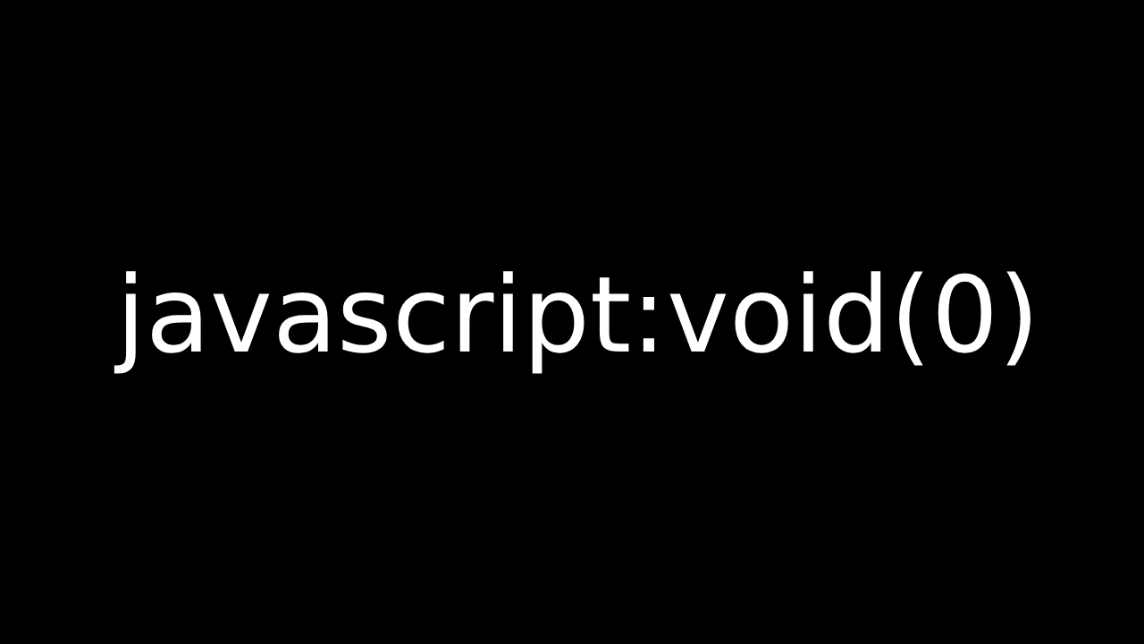Why Do We Use javascript:void(0) in Coding?
